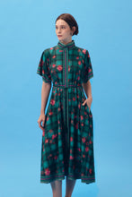 PURANA X AFGANIAL - MAXI SHIRT DRESS TARTAN - EMERALD