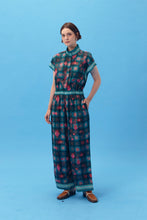 PURANA X AFGANIAL - JUMPSUIT TARTAN TEAL