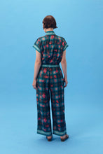 PURANA X AFGANIAL - JUMPSUIT TARTAN TEAL