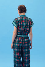 PURANA X AFGANIAL - JUMPSUIT TARTAN TEAL