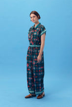 PURANA X AFGANIAL - JUMPSUIT TARTAN TEAL