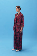 PURANA X AFGANIAL - LONGSLEEVE DRAPED TOP MAROON