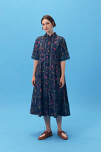 PURANA X AFGANIAL - MAXI SHIRT DRESS NAVY