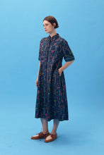 PURANA X AFGANIAL - MAXI SHIRT DRESS NAVY