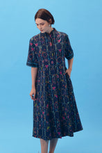 PURANA X AFGANIAL - MAXI SHIRT DRESS NAVY