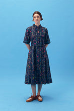 PURANA X AFGANIAL - MAXI SHIRT DRESS NAVY