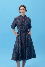 PURANA X AFGANIAL - MAXI SHIRT DRESS NAVY
