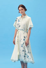 PURANA X AFGANIAL - MAXI SHIRT DRESS STRIPES BLUE