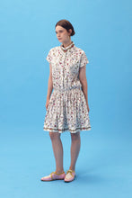 PURANA X AFGANIAL - MINI DRESS STRIPES WHITE