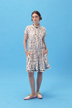 PURANA X AFGANIAL - MINI DRESS STRIPES WHITE
