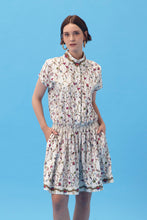 PURANA X AFGANIAL - MINI DRESS STRIPES WHITE