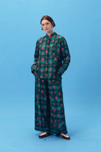 PURANA X AFGANIAL - LOUNGE SHIRT TARTAN EMERALD