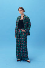 PURANA X AFGANIAL - LOUNGE SHIRT TARTAN EMERALD