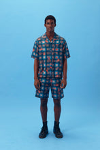 PURANA X AFGANIAL - MENS SHIRT TARTAN NAVY