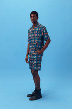 PURANA X AFGANIAL - MENS SHIRT TARTAN NAVY