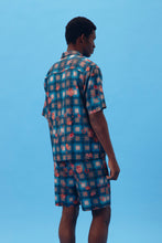 PURANA X AFGANIAL - MENS SHIRT TARTAN NAVY