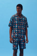 PURANA X AFGANIAL - MENS SHIRT TARTAN NAVY