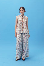 PURANA X AFGANIAL - SLEEVELESS TOP STRIPES WHITE