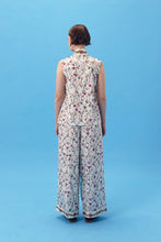 PURANA X AFGANIAL - SLEEVELESS TOP STRIPES WHITE