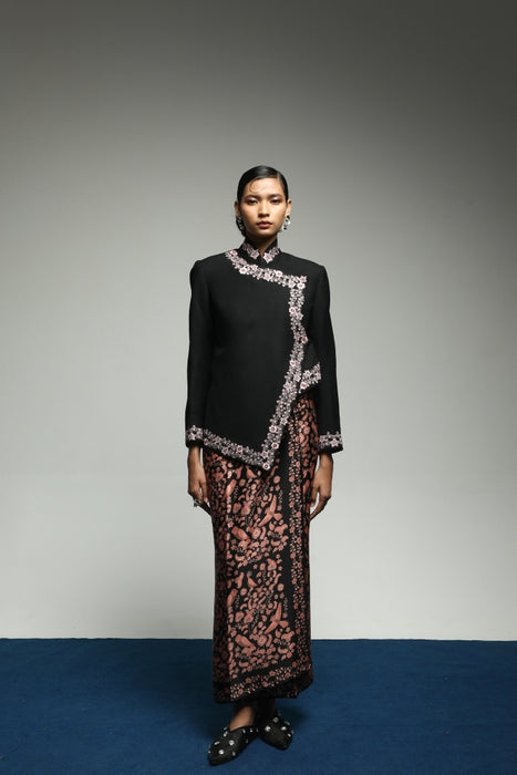 [Pre-Order] PURANA JANGGAN TOP TROPIPELAGO -  BLACK