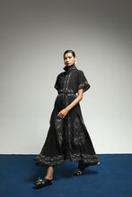 [Pre - Order] PURANA HIGH NECK DRESS TROPIPELAGO - BLACK