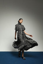 [Pre - Order] PURANA HIGH NECK DRESS FULL MOTIF TROPIPELAGO JUNGLE - BLACK