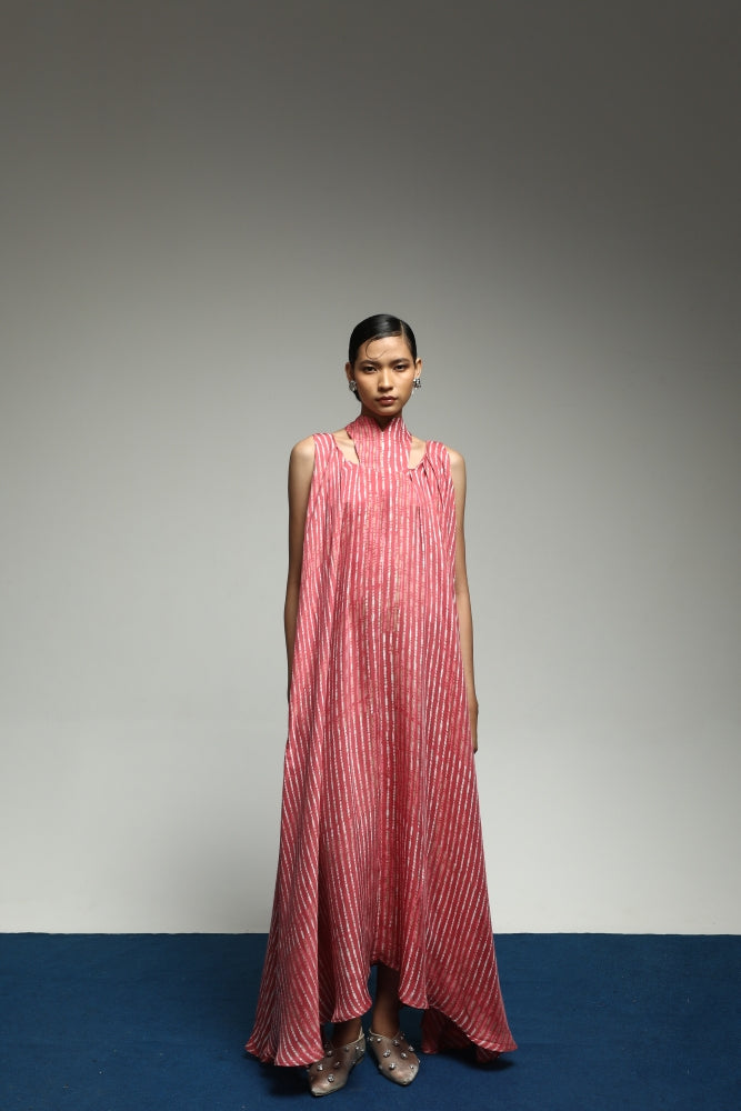 [Pre - Order] PURANA MAXI DRESS TROPIPELAGO SEMPOA BATIK - PINK