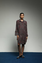 [Pre - Order] PURANA SHIRT DRESS TROPIPELAGO SEMPOA BATIK - BLACK