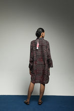 [Pre - Order] PURANA SHIRT DRESS TROPIPELAGO SEMPOA BATIK - BLACK