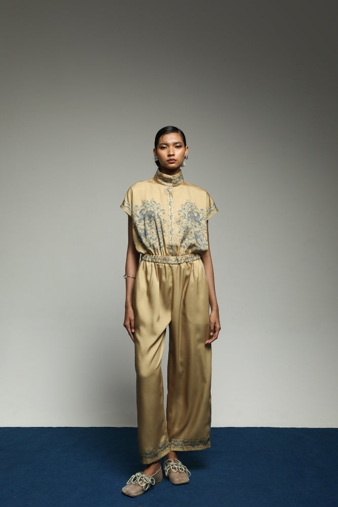 [Pre - Order] PURANA JUMPSUIT TROPIPELAGO JUNGLE - GOLD