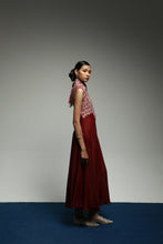 [Pre - Order] PURANA BACKLESS DRESS TROPIPELAGO JAPAN WAVE BATIK - MAROON