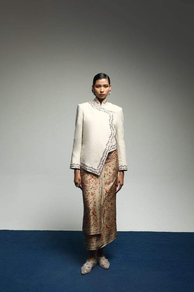 [Pre-Order] PURANA JANGGAN TOP TROPIPELAGO - KHAKI