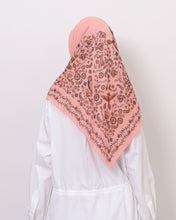 PURANA SCARF TROPIPELAGO BIRDS - CORAL