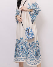 PURANA TAS / BUCKET BAG TROPIPELAGO BIRDS - OFF WHITE