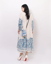 PURANA TAS / BUCKET BAG TROPIPELAGO BIRDS - OFF WHITE