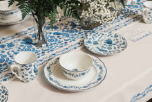 PURANA HOME DINNER SET OF 8 PCS BIRDS OF PARADISE - OFF WHITE