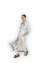 ORCHID Scarf Dress White