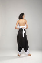 PURANA BASIC HALTER RUFFLED TOP - WHITE