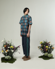PURANA GARDENIA UNISEX SHIRT - NAVY
