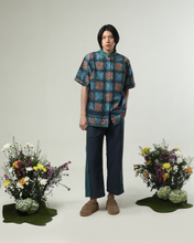 PURANA GARDENIA UNISEX SHIRT - NAVY