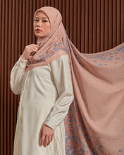 PURANA GARDENIA SQUARE SCARF - APRICOT