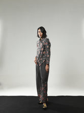 REGAL BLOOM LONG PANTS BAKUNG JACQUARD BLACK