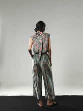 REGAL BLOOM LONG PANTS FRAMED BAKUNG SAGE