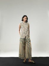 REGAL BLOOM LONG PANTS FRAMED MERPATI BEIGE