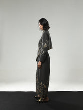 REGAL BLOOM LONG PANTS MERPATI JACQUARD BLACK