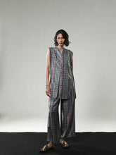 REGAL BLOOM LONG PANTS PARANG TARTAN TEAL