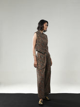 REGAL BLOOM LONG PANTS PUSPA JACQUARD BROWN