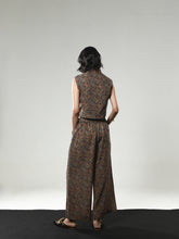 REGAL BLOOM LONG PANTS PUSPA JACQUARD BROWN