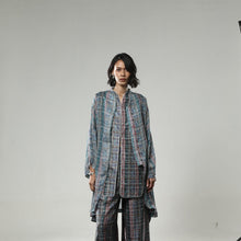 REGAL BLOOM SHEER OUTERWEAR PARANG TARTAN TEAL
