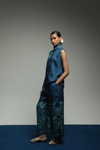 PURANA SLEEVELESS SHIRT TROPIPELAGO BIRDS - NAVY